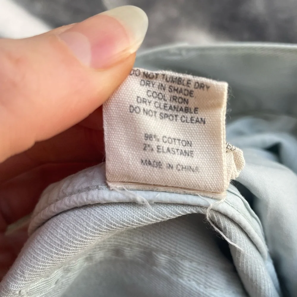 JAC+JACK pastel blue jeans, size 10, like new - Picture 10 of 12